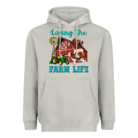 Moon Dust western loving the farm life barn cow pig rooster tractor wind wheel Heavyweight Hoodie - Artiststas