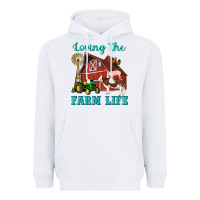 White western loving the farm life barn cow pig rooster tractor wind wheel Heavyweight Hoodie - Artiststas