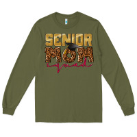 Army Green Senior mom squad Long Sleeve Tee - CowGirlArtShop