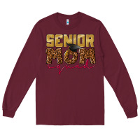 Burgundy Senior mom squad Long Sleeve Tee - CowGirlArtShop