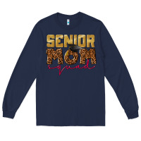 Navy Senior mom squad Long Sleeve Tee - CowGirlArtShop