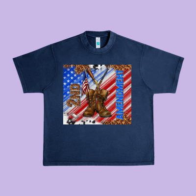 Second Amendment Urban Heavy Tee Designed By Tumblerdesignbyshophia