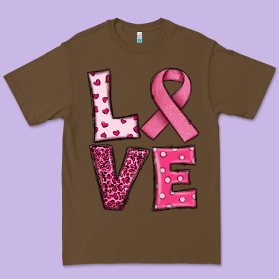 Western Breast Cancer Love Premium Tee Designed By Ranaportraitstore