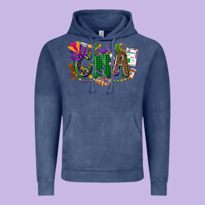 Cna Mardi Gras Vintage Hoodie Designed By Cowgirlartshop