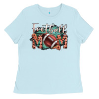 Baby Blue Football Mom Ladies Tee - Bettercallsaul