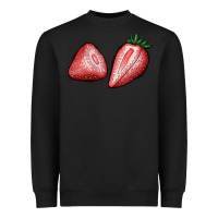 Black strawberries Heavyweight Sweatshirt - BundleAndBundleShop