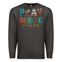 Smoke pray more worry less Premium Sweatshirt - Artiststas