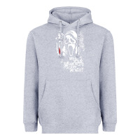Heather Grey Scream Favorite Scary Movie Heavyweight Hoodie - minhPixels