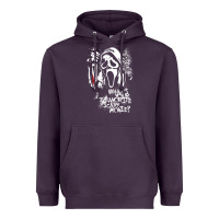 Plum Scream Favorite Scary Movie Heavyweight Hoodie - minhPixels