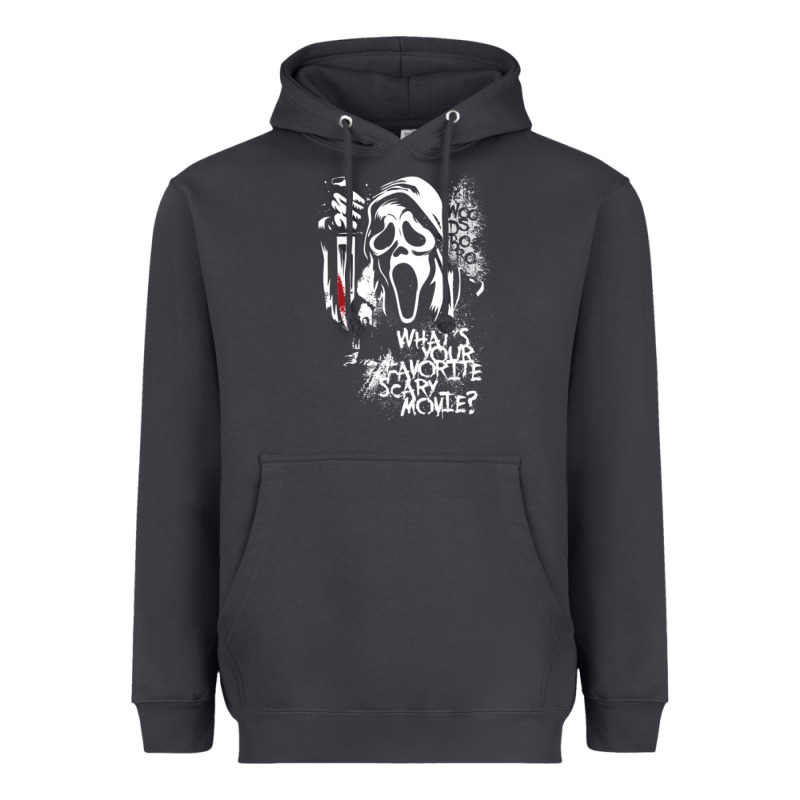 Scream Favorite Scary Movie Heavyweight Hoodie by minhPixels | Teevron