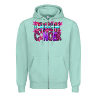 Seafoam crush cancer Zipper Hoodie - SublimationCraftShop