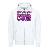 White crush cancer Zipper Hoodie - SublimationCraftShop