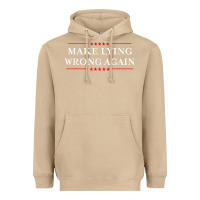 Mushroom Make Lying Wrong Again   Gift Resist Racism AntiTrump Heavyweight Hoodie - minhPixels