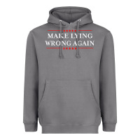 Storm Make Lying Wrong Again   Gift Resist Racism AntiTrump Heavyweight Hoodie - minhPixels