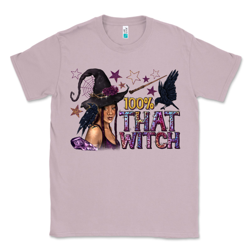 100% That Witch Black Afro Witch Classic Tee by texasbilliewilder | Teevron