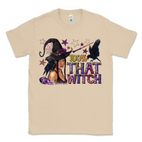Mushroom 100% That Witch Black Afro Witch Classic Tee - texasbilliewilder