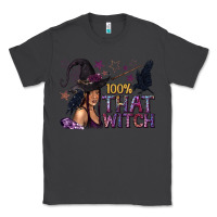 Smoke 100% That Witch Black Afro Witch Classic Tee - texasbilliewilder
