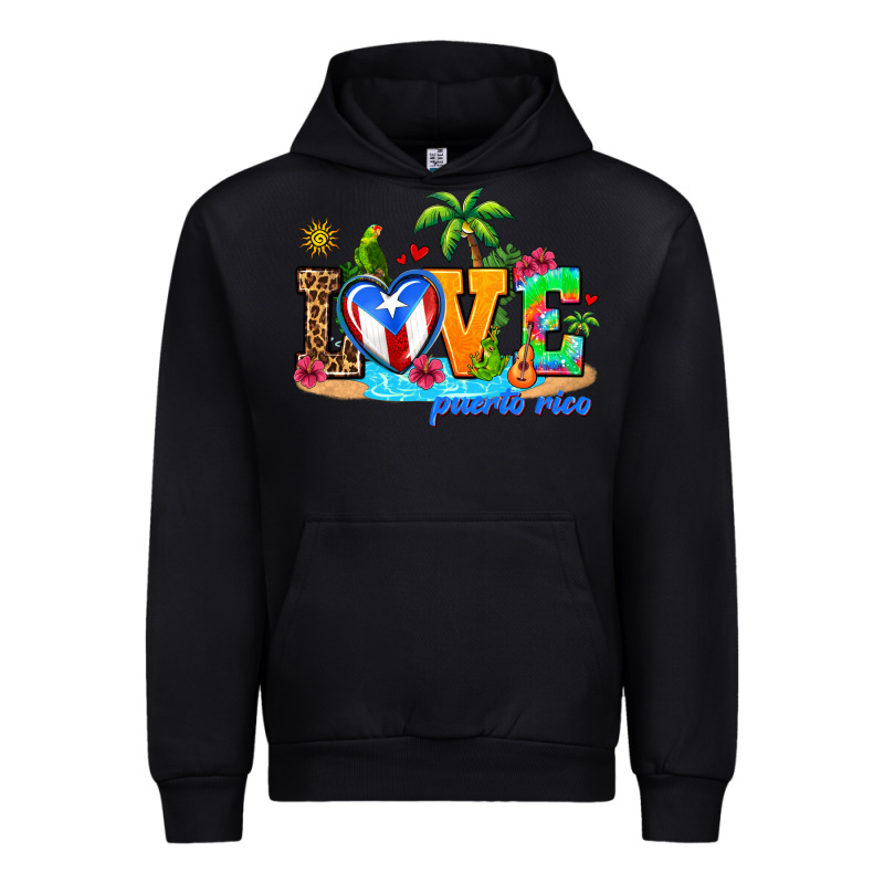 Love Puerto Rico Urban Hoodie by AdoDesignShop | Teevron