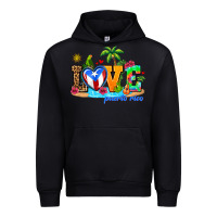 Black love puerto rico Urban Hoodie - AdoDesignShop