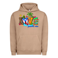 Pigment Burro love puerto rico Urban Hoodie - AdoDesignShop