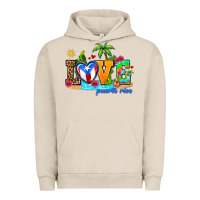 Pigment French Oak love puerto rico Urban Hoodie - AdoDesignShop