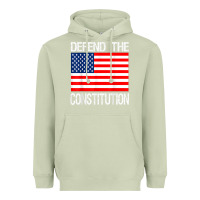 Matcha Defend the Constitution US Political Protest Tee Heavyweight Hoodie - minhPixels
