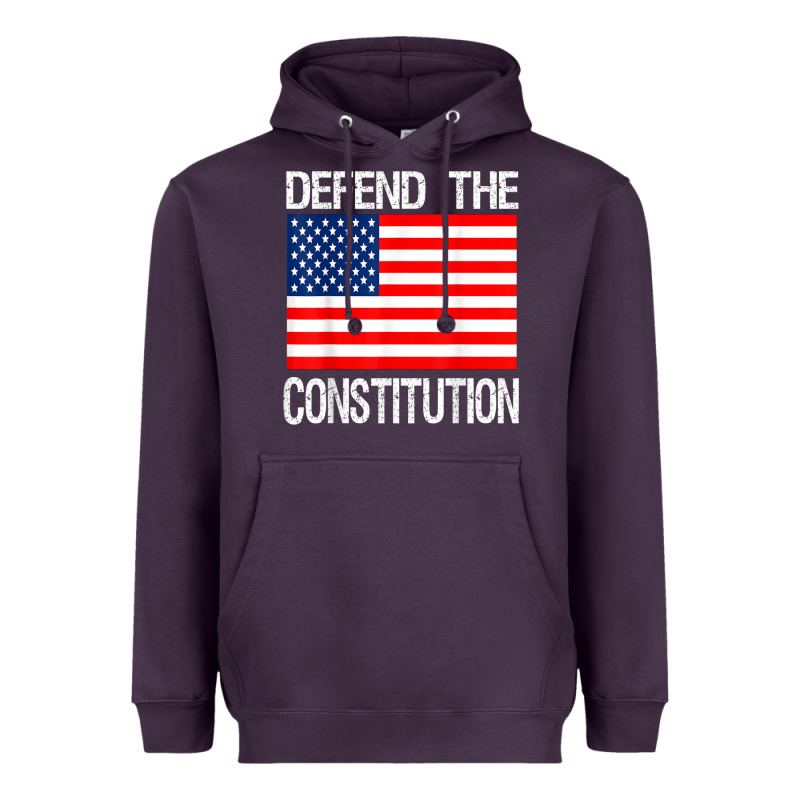 Defend The Constitution Us Political Protest Tee Heavyweight Hoodie by minhPixels | Teevron
