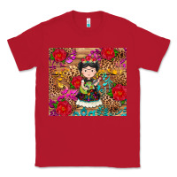 Red Mexican girl Classic Tee - RanaPortraitStore