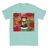 Seafoam Mexican girl Classic Tee - RanaPortraitStore