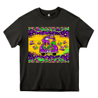 Asphalt mardi gras truck tumbler Heavy Core Tee - JahusDesignShop