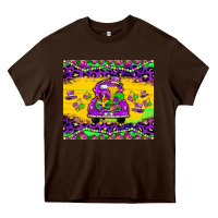 Chocolate Brown mardi gras truck tumbler Heavy Core Tee - JahusDesignShop