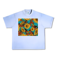 Grape Ice rustic sunflowers Urban Heavy Tee - TumblerDesignByShophia