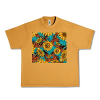 Peanut Butter rustic sunflowers Urban Heavy Tee - TumblerDesignByShophia