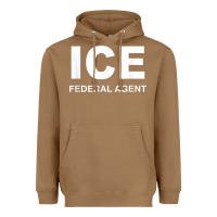 Toasted Coconut ICE Federal Agent Halloween Costume Police Immigration Shirt Heavyweight Hoodie - minhPixels