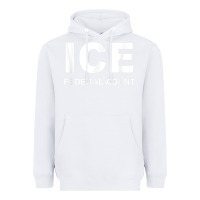 White ICE Federal Agent Halloween Costume Police Immigration Shirt Heavyweight Hoodie - minhPixels