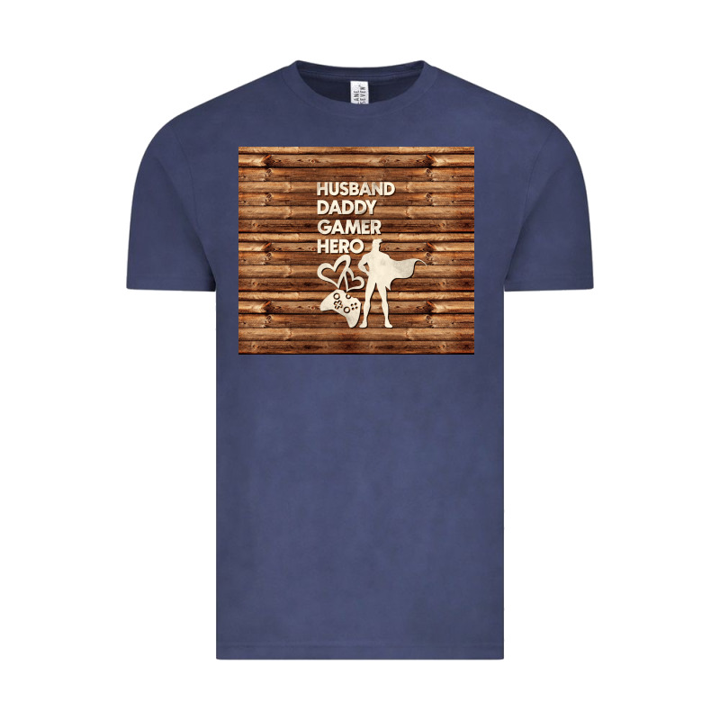 Husband Daddy Gamer Hero Vintage Tee by TumblerDesignByShophia | Teevron