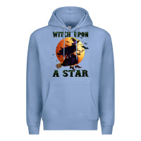 Colony Blue witch upon a star Premium Hoodie - BundleAndBundleShop