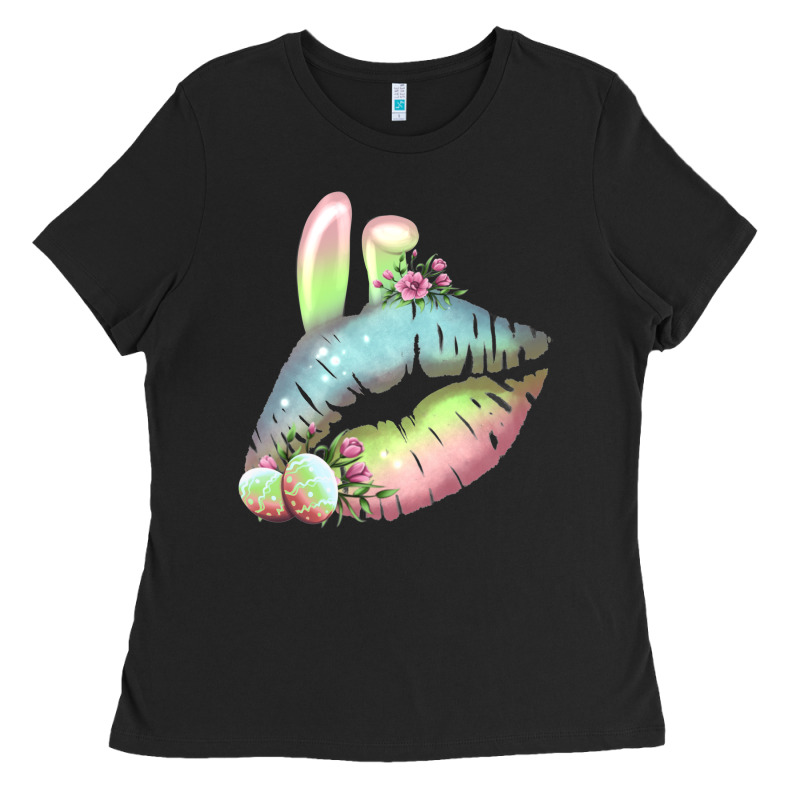 Eared Paster Color Easter Lips Ladies Tee by Bettercallsaul | Teevron