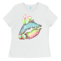 White Eared Paster Color Easter Lips Ladies Tee - Bettercallsaul