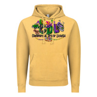 Vintage Mustard cdl mardi gras Vintage Hoodie - CowGirlArtShop