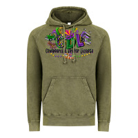 Vintage Olive cdl mardi gras Vintage Hoodie - CowGirlArtShop