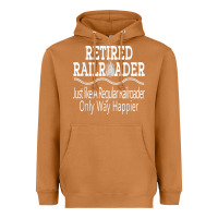 Meerkat Mens Railroad Retirement Gifts For Men Heavyweight Hoodie - minhPixels