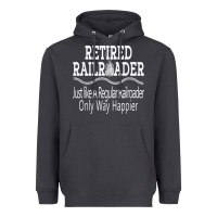 Mens Railroad Retirement Gifts For Men Heavyweight Hoodie | Teevron