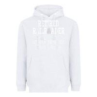 White Mens Railroad Retirement Gifts For Men Heavyweight Hoodie - minhPixels