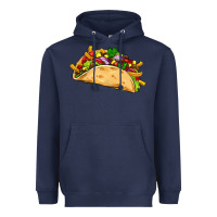 Navy mexican taco Heavyweight Hoodie - Artiststas