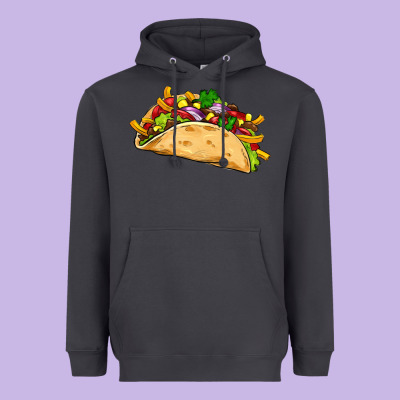 Mexican Taco Heavyweight Hoodie Designed By Artiststas