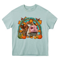 Arona Fall Cow Rainbow Heavy Core Tee - LillyAllenDesigns