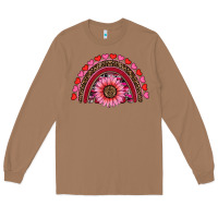 Toasted Coconut valentine's day sunflower rainbow Long Sleeve Tee - RanaPortraitStore