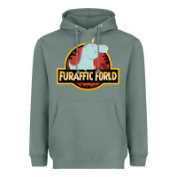 Sage Furaffic Forld Heavyweight Hoodie - minhPixels