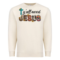 Sandshell y'all need jesus Premium Sweatshirt - Artiststas